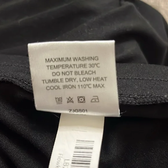 Quince Flow Knit Wide Leg Black Pant Size L - Picture 7 of 9